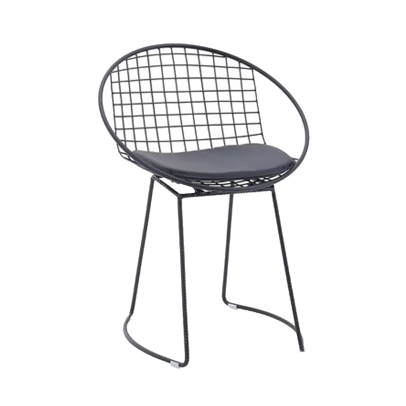 Metal Kitchen Dining Arm Chairs Glam Upholstered Dining Chairs