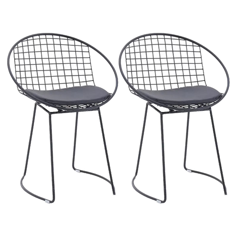 Metal Kitchen Dining Arm Chairs Glam Upholstered Dining Chairs
