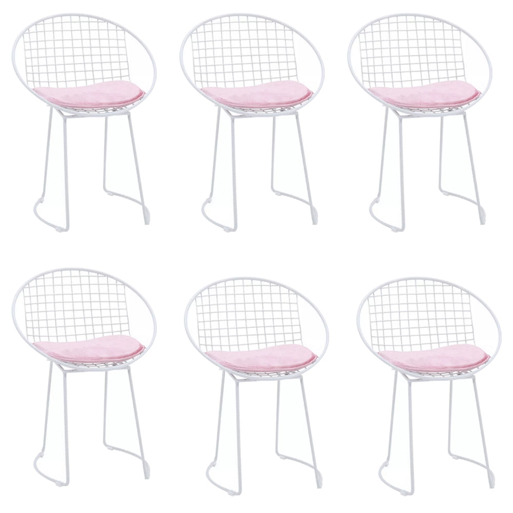 Metal Kitchen Dining Arm Chairs Glam Upholstered Dining Chairs