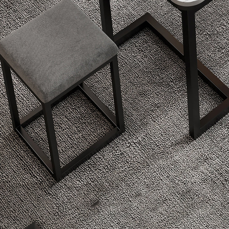 Grey Upholstered Dining Chairs Metal Windsor Back Arm Chairs