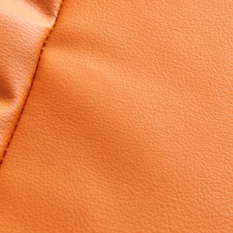 Modern Style Faux Leather Chair Armless Side Chairs with Metal Legs for Kitchen