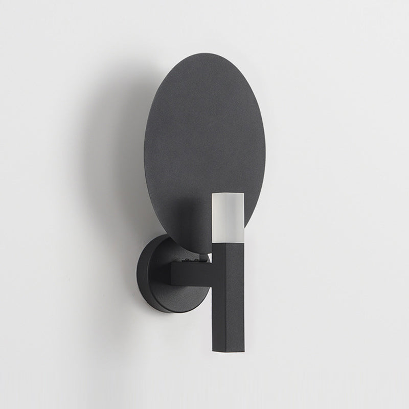 Modernism Single Wall Mounted Sconce Metallic Wall Light in Golden/Black Finish