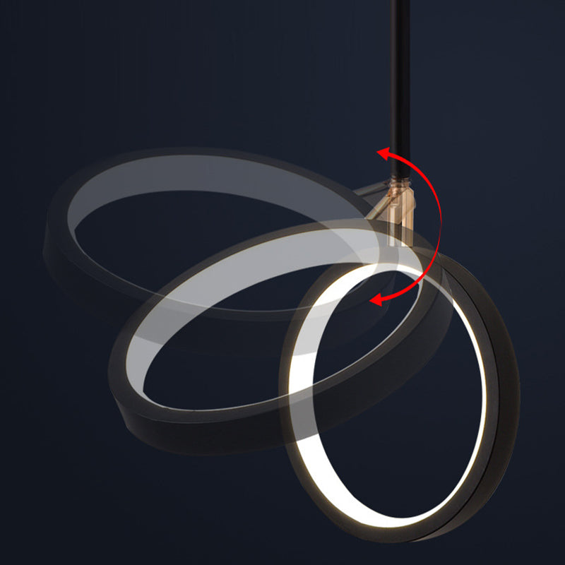 Modern Metal Wall Sconce Circle Shape Wall Light with Silicone Shade for Bedroom