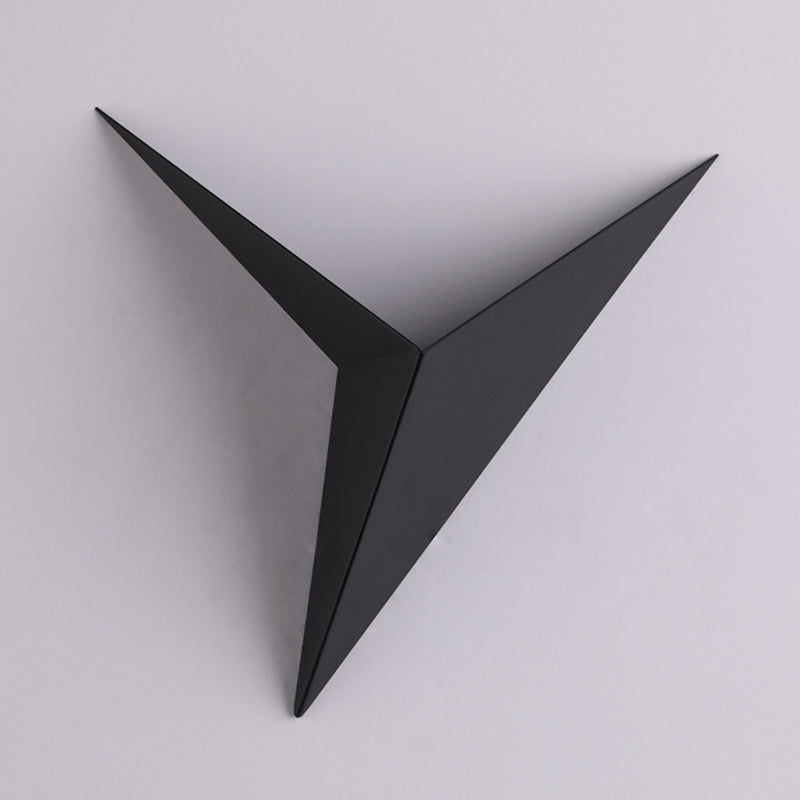 Single Modernism White/Black Wall Mounted Sconce Unique Wall Light for Foyer
