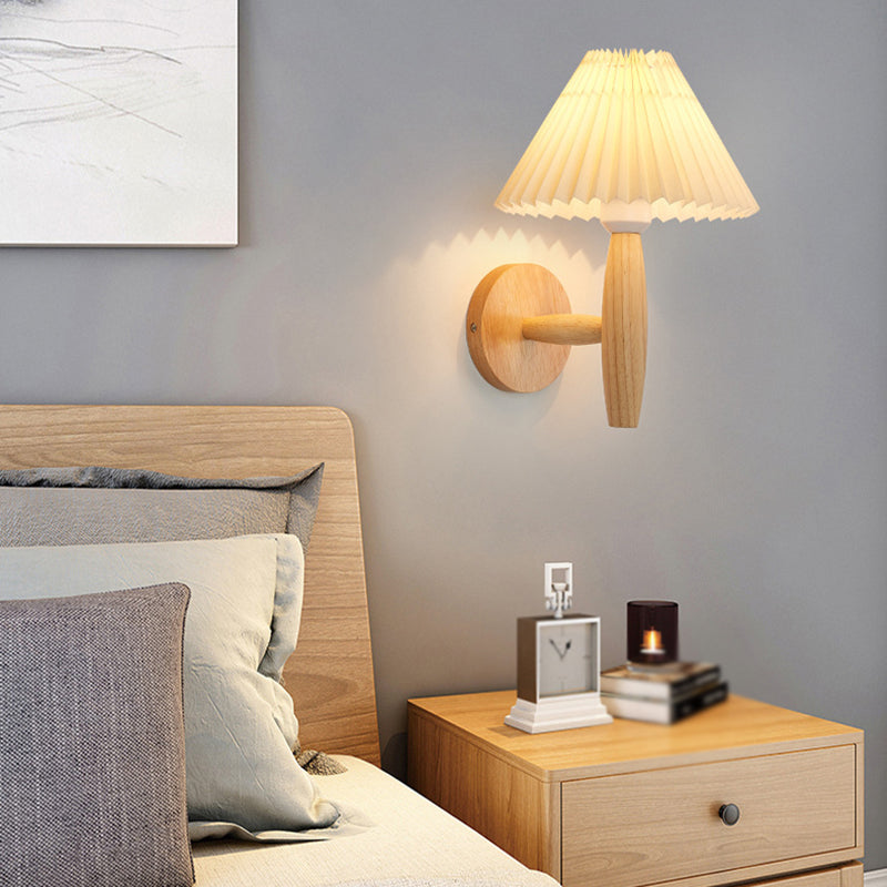 Contemporary Wall Light Wood Lighting with Shaded for Room Restaurant