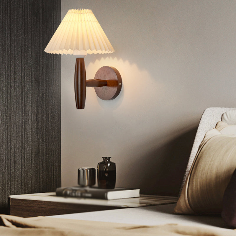 Contemporary Wall Light Wood Lighting with Shaded for Room Restaurant