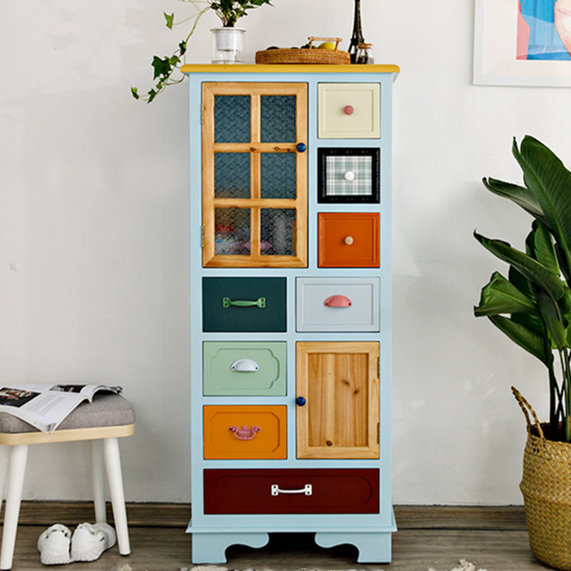 14.82-inch Width Storage Chest Nautical Dresser with 8 Drawers