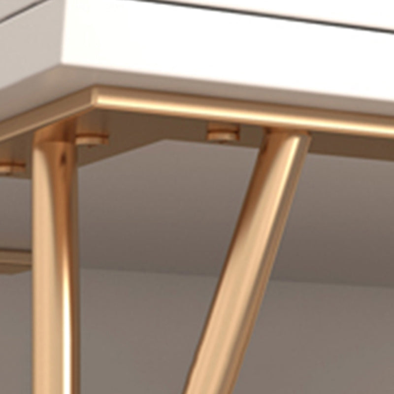 White Contemporary Chest Wood Storage Chest Dresser for Bedroom , 15.7" Wide