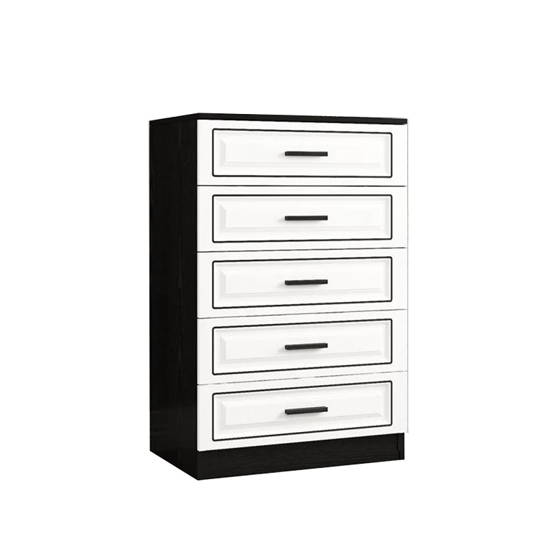 15.75" W Bachelor's Chest Wooden Home Double Dresser Without Mirror