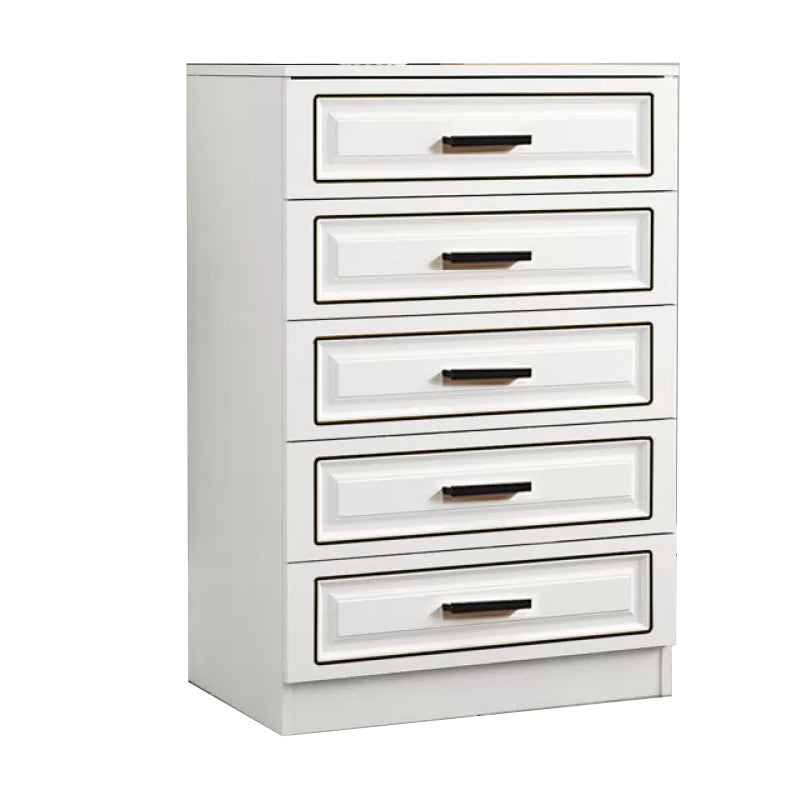 15.75" W Bachelor's Chest Wooden Home Double Dresser Without Mirror