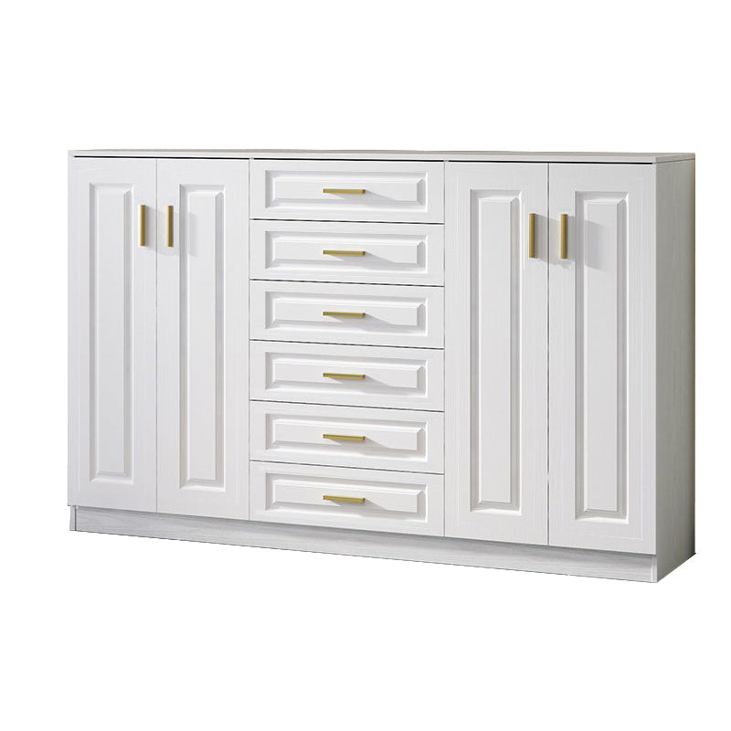 15.75" W Bachelor's Chest Wooden Home Double Dresser Without Mirror