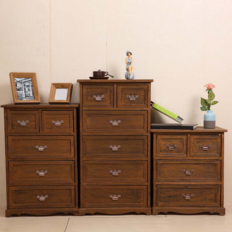 Coastal Storage Chest Dresser Solid Wood Storage Chest with 4/5/6 Drawers