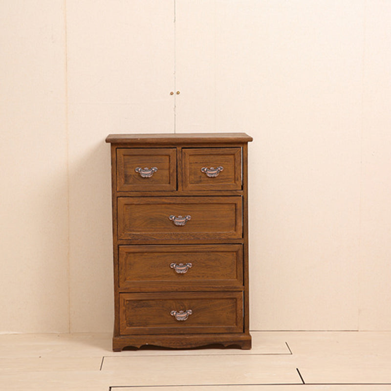 Coastal Storage Chest Dresser Solid Wood Storage Chest with 4/5/6 Drawers