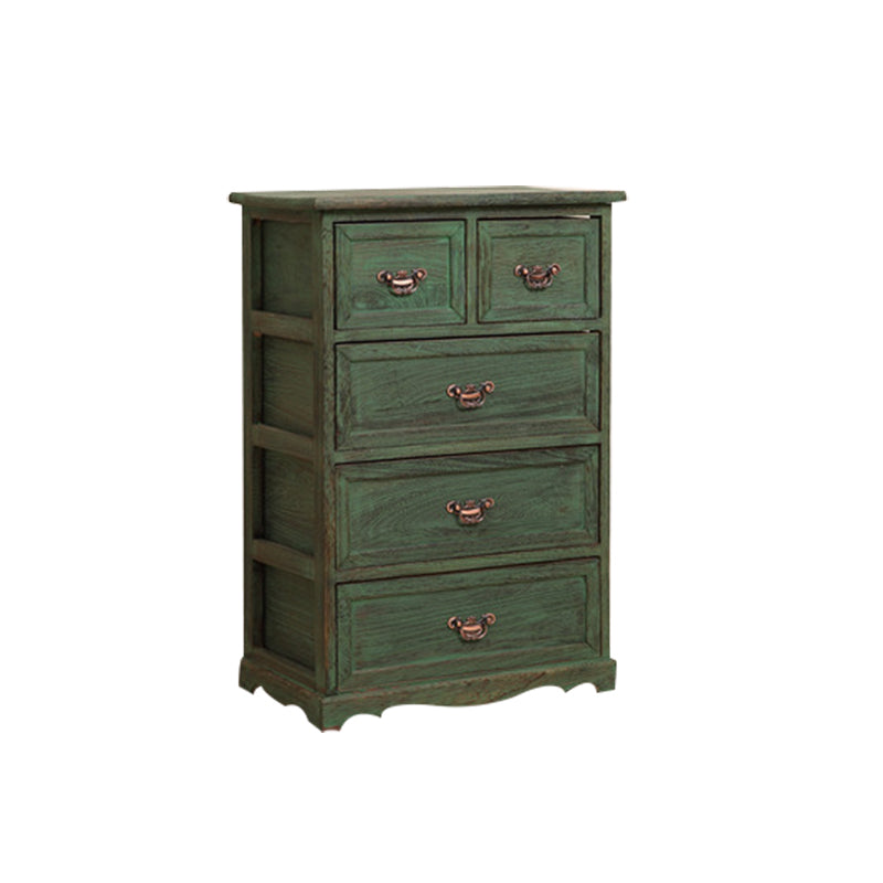 Coastal Storage Chest Dresser Solid Wood Storage Chest with 4/5/6 Drawers