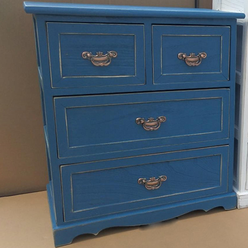 Coastal Storage Chest Dresser Solid Wood Storage Chest with 4/5/6 Drawers