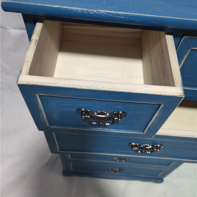 Coastal Storage Chest Dresser Solid Wood Storage Chest with 4/5/6 Drawers