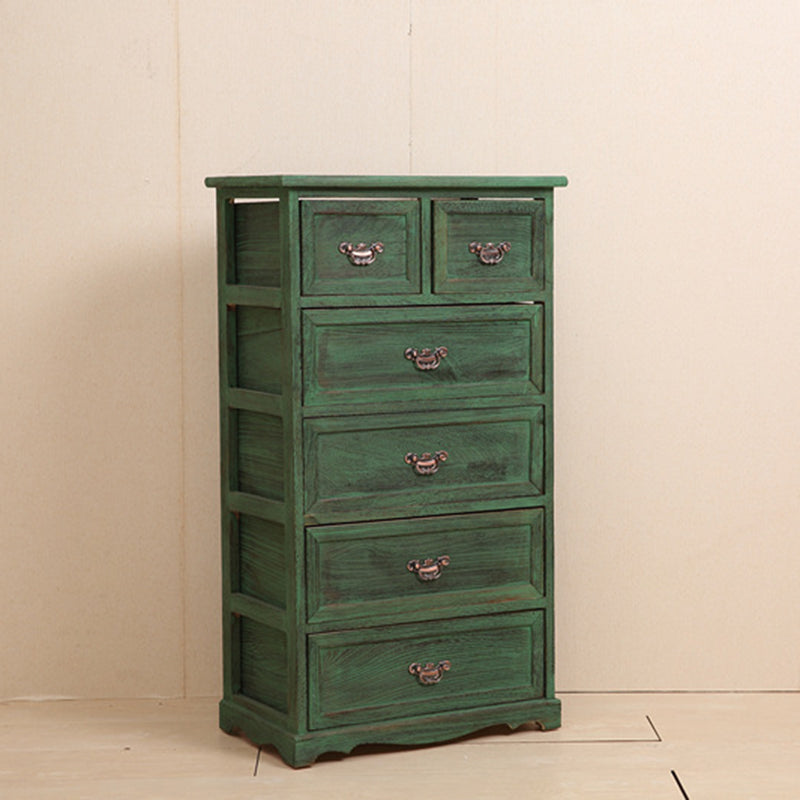 Coastal Storage Chest Dresser Solid Wood Storage Chest with 4/5/6 Drawers