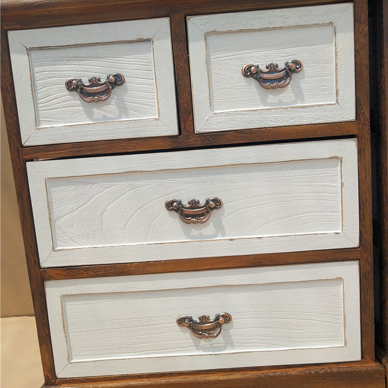 Coastal Storage Chest Dresser Solid Wood Storage Chest with 4/5/6 Drawers
