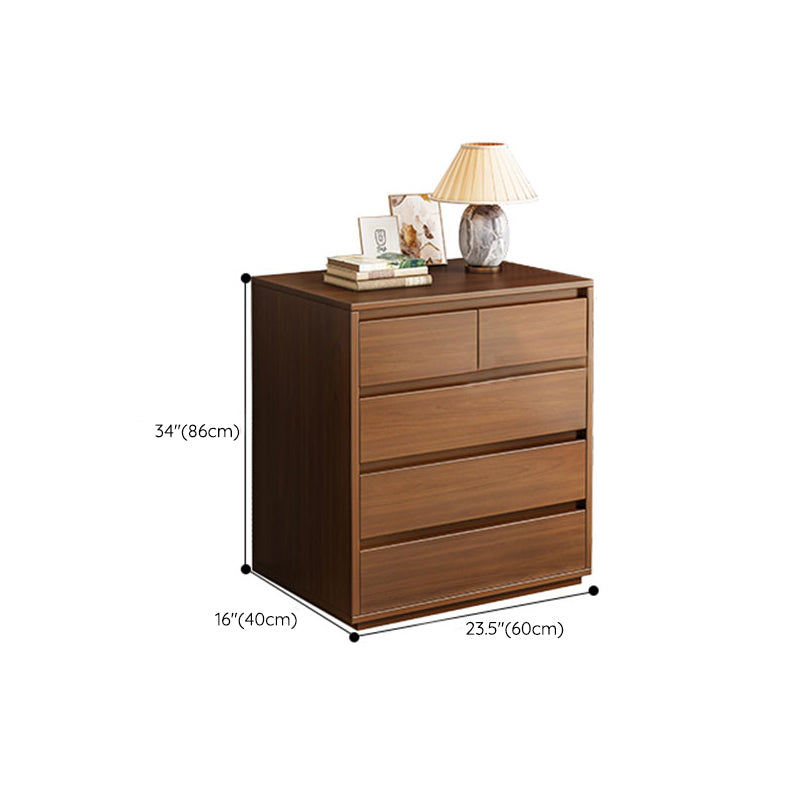 Contemporary Storage Chest Wood Storage Chest for Bedroom 15.7" Wide