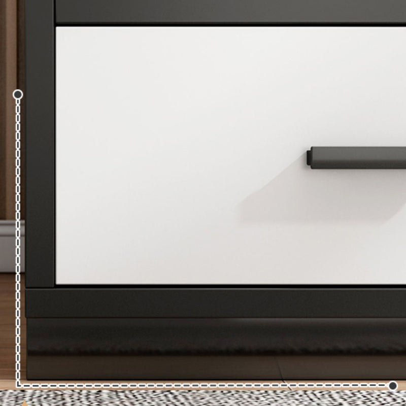 Contemporary White Office Desk Rectangular Writing Desk for Bedroom