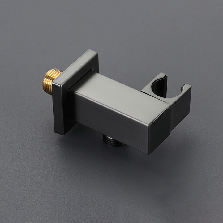 Modern Style Shower System Copper Rectangle Ceiling Mounted Shower System