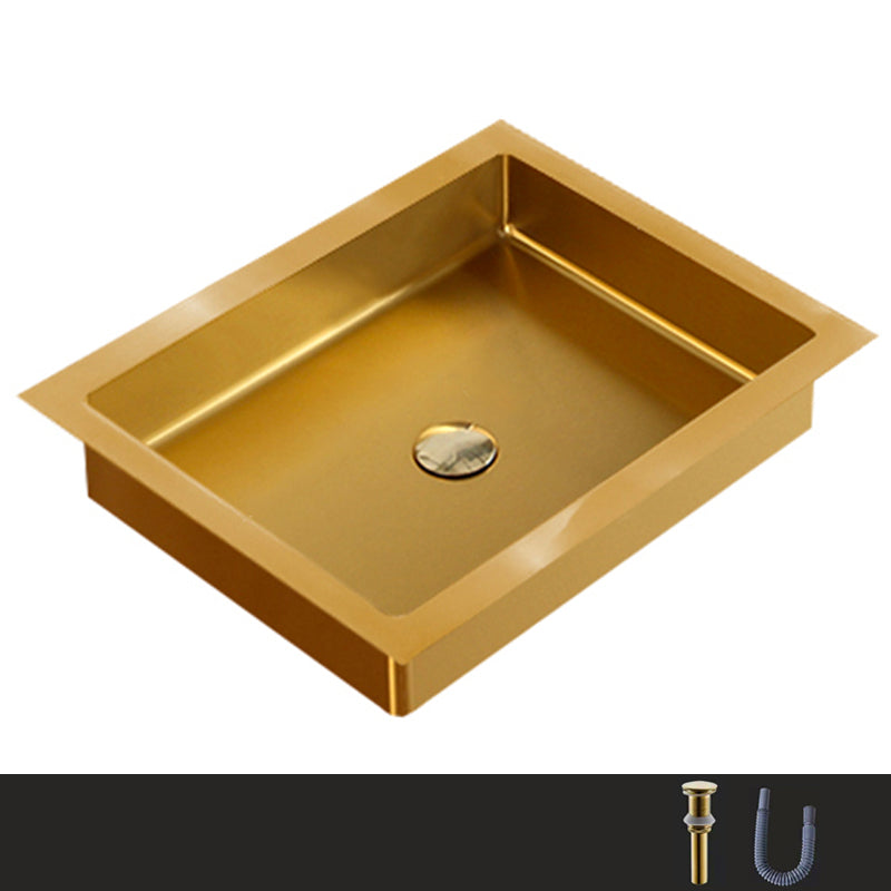 Metal Trough Bathroom Sink Modern Rectangular Trough Bathroom Sink