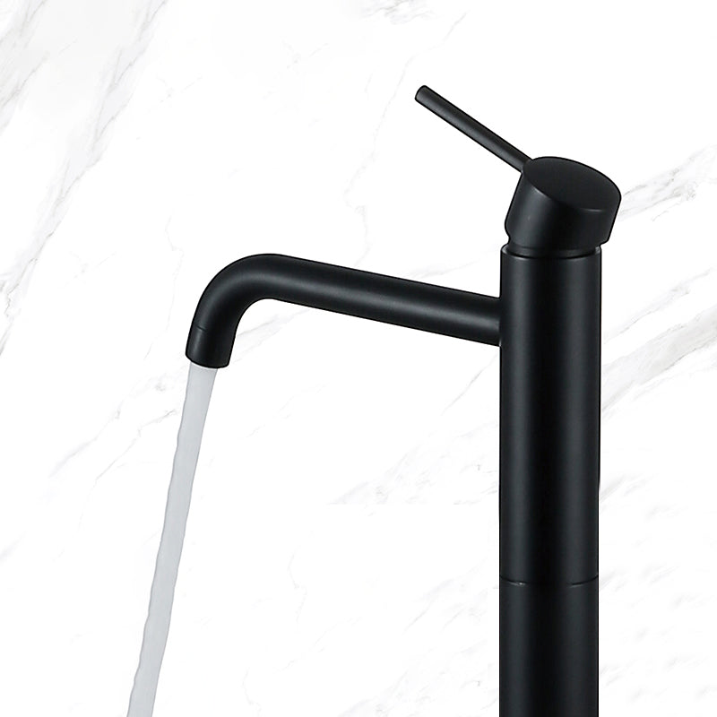 Modern Freestanding Bathtub Faucet Metal Bathroom Faucet with Handle