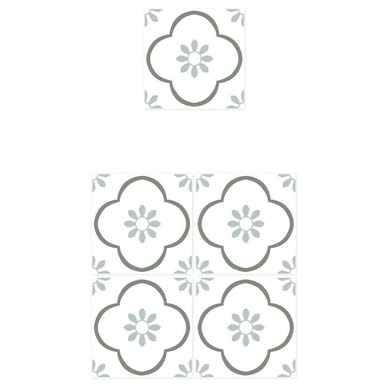 Square Ceramic Matte Straight Edge Singular Tile Moroccan Bathroom Floor