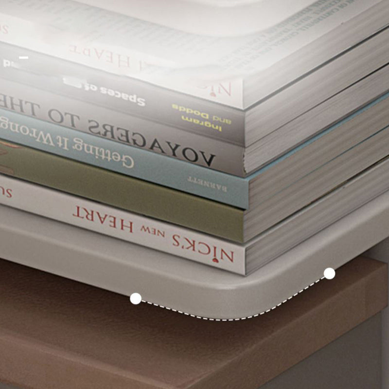 Contemporary Bookshelf Engineered Wood Bookcase for Study Room