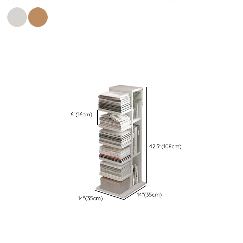 Contemporary Bookshelf Engineered Wood Bookcase for Study Room