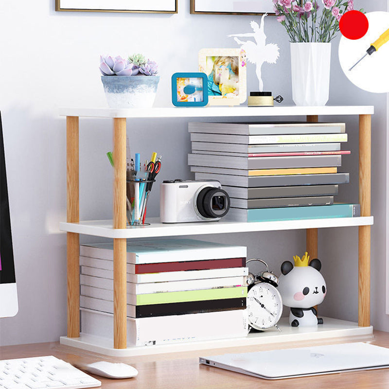 Standard Contemporary Shelf Bookcase Engineered Wood Open Bookcase