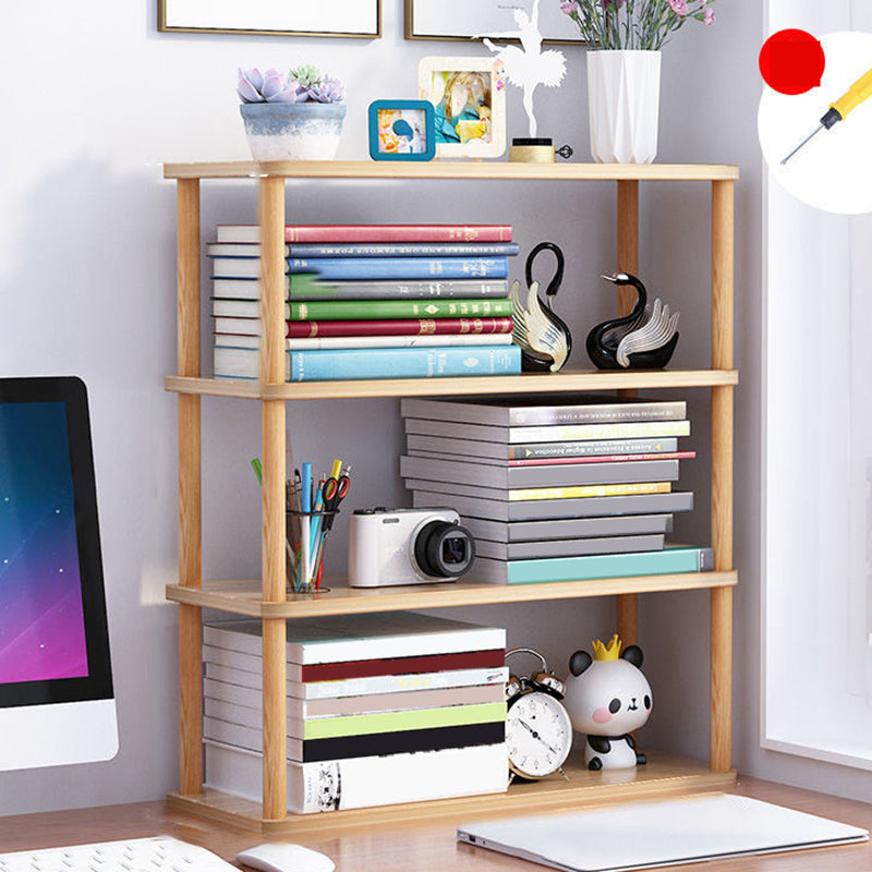 Standard Contemporary Shelf Bookcase Engineered Wood Open Bookcase