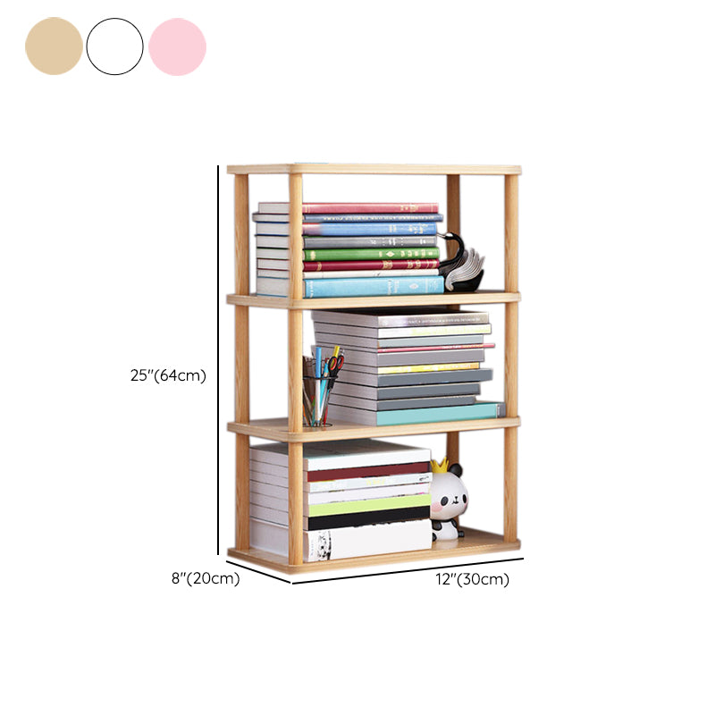 Standard Contemporary Shelf Bookcase Engineered Wood Open Bookcase