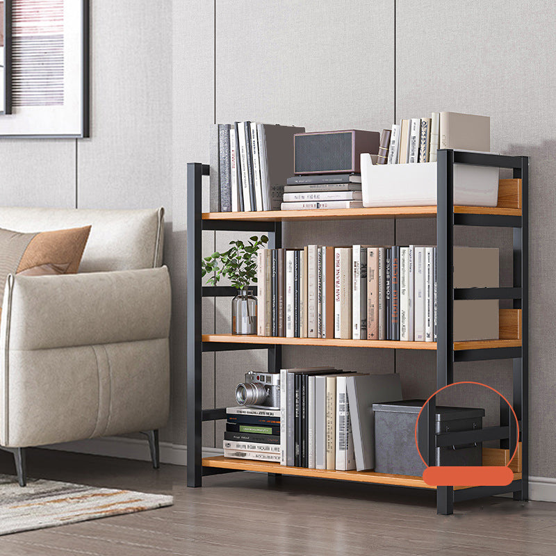 Modern Wood Shelf 11.8-inch Wide Open Etagere Bookcase in Matte Finish