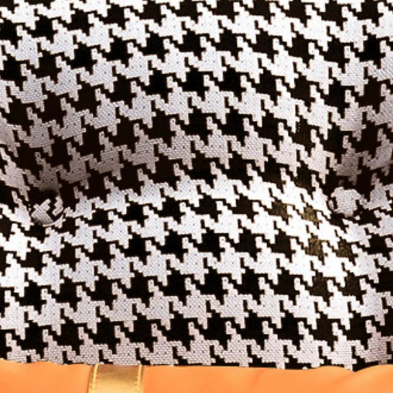 Modern Upholstered Rocker Chair Metal Frame Spindle Rocker Chair for Living Room