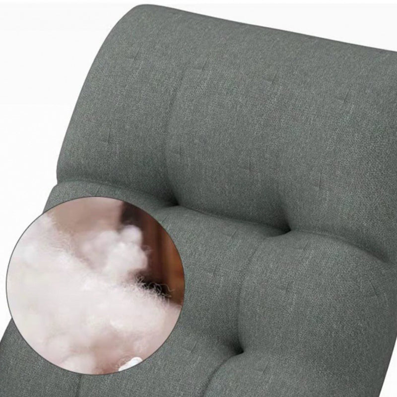 Single Rocker Chair Cotton Iron Base Lazy Chair for Living Room