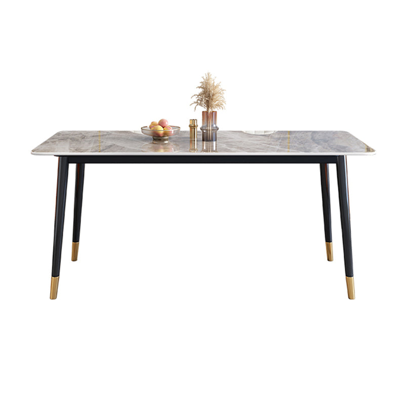 Rectangle Stone Dining Table Luxury Dining Table for Dining Room