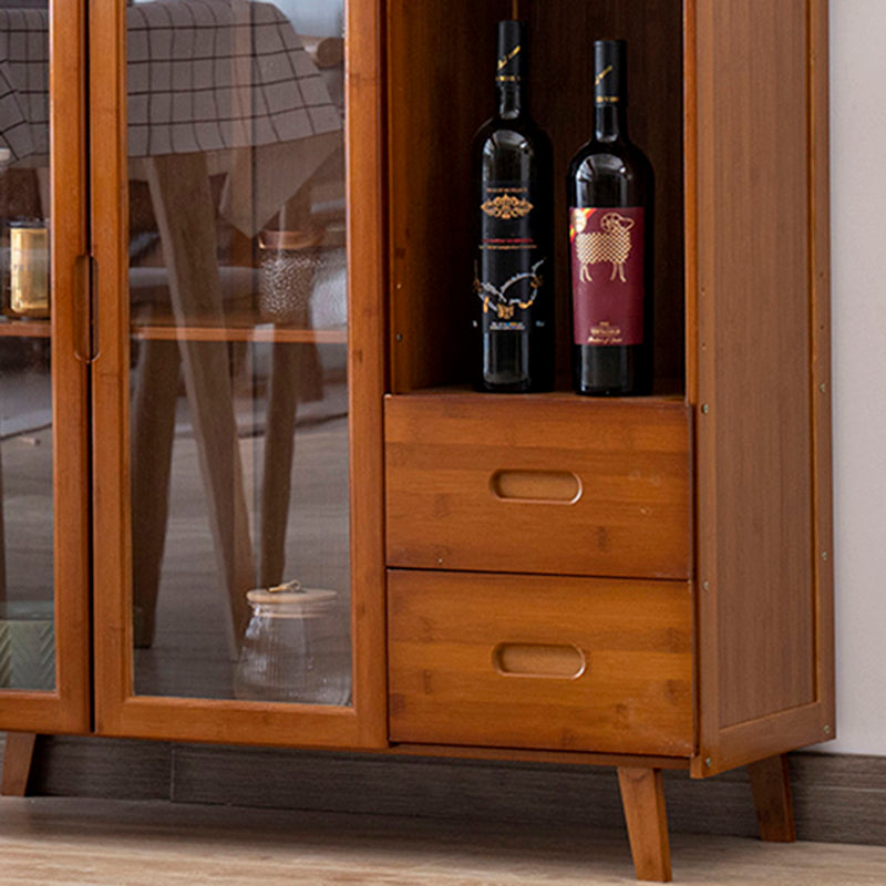 Modern Style Buffet Sideboard Engineer Wood Buffet Stand with Cabinets