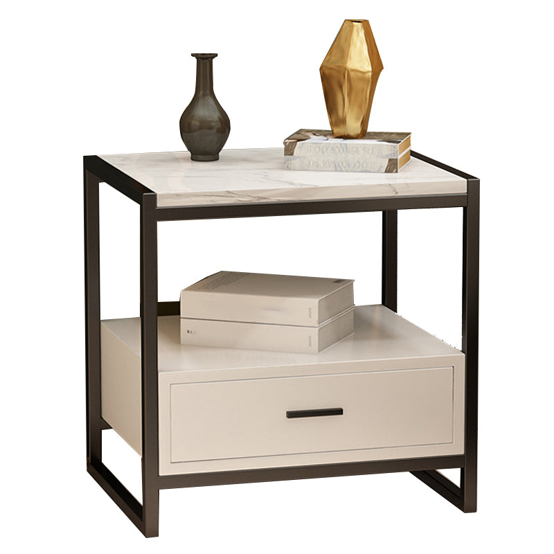 Drawers Included Bedside Cabin Contemporary Night Table for Bedroom