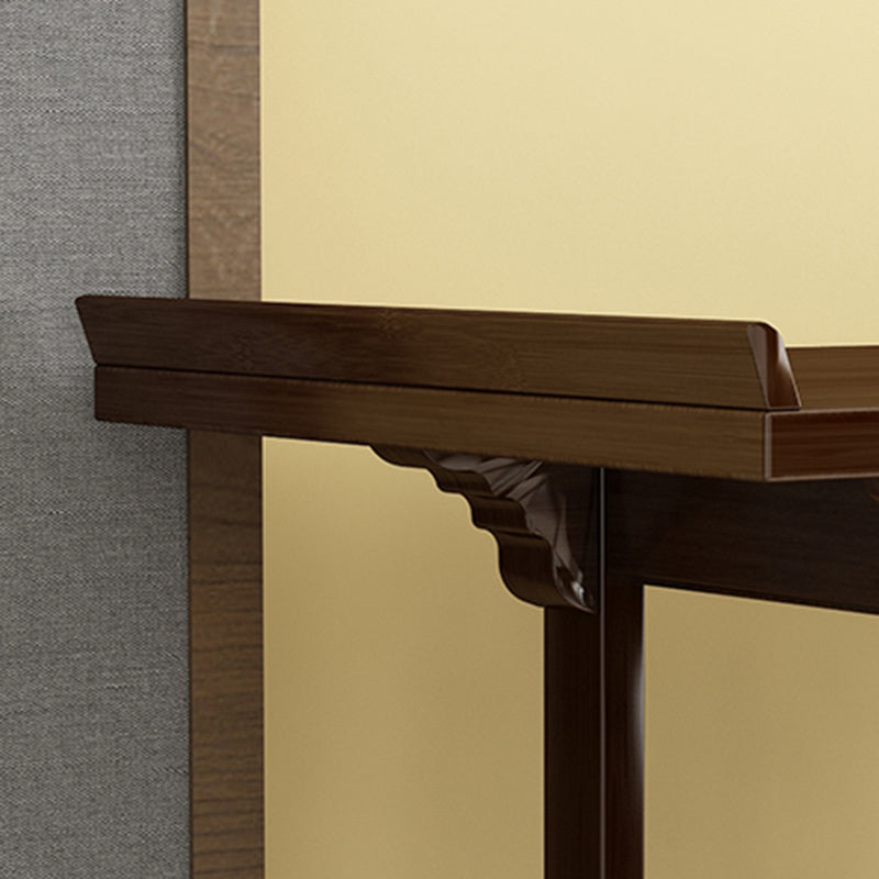Mid-Century Modern Console Table Storage Solid Wood Console Sofa Table