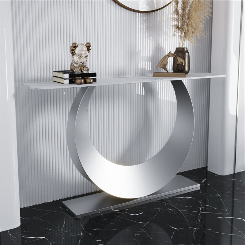Rectangle Console Accent Table Glam Antique Finish Console Sofa Table