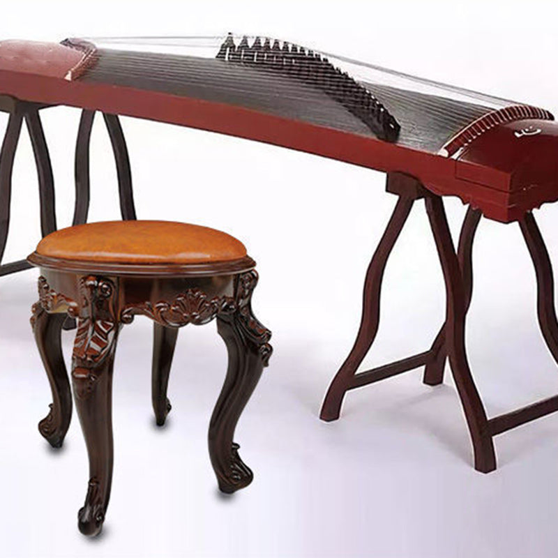 Upholstered Pouf Ottoman Pure Color Metal Frame Craving Stain Resistant Poof Stool