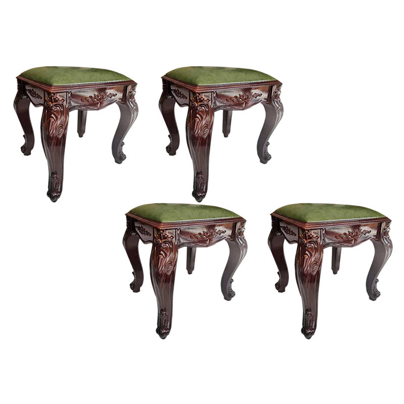 Upholstered Pouf Ottoman Pure Color Metal Frame Craving Stain Resistant Poof Stool