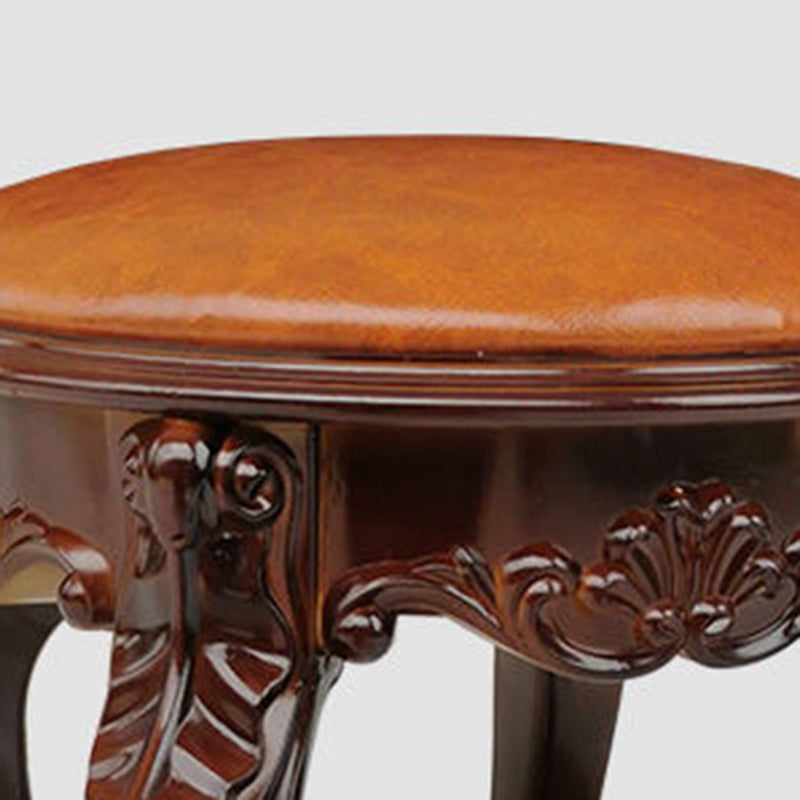 Upholstered Pouf Ottoman Pure Color Metal Frame Craving Stain Resistant Poof Stool