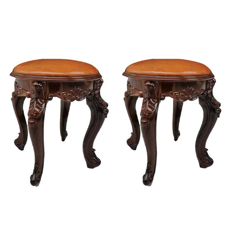 Upholstered Pouf Ottoman Pure Color Metal Frame Craving Stain Resistant Poof Stool