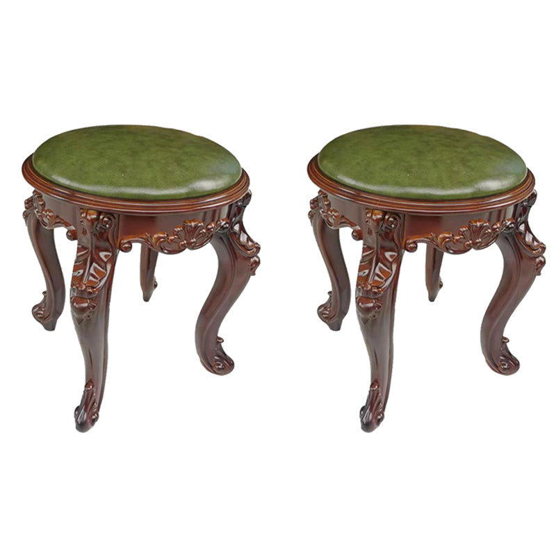 Upholstered Pouf Ottoman Pure Color Metal Frame Craving Stain Resistant Poof Stool