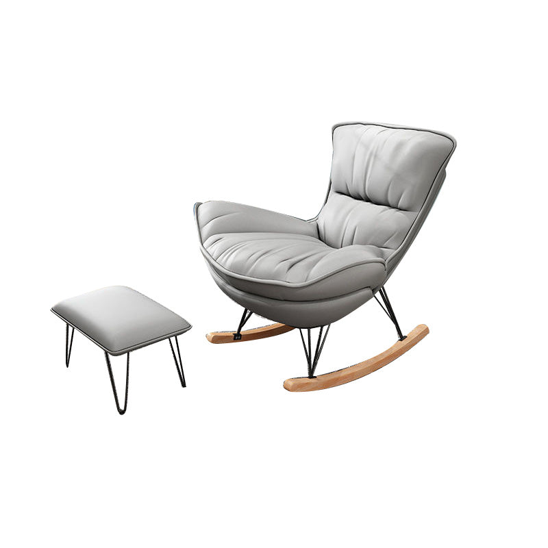 Nordic Family Rocking Chair Living Room Balcony Siesta Single Sofa Chair