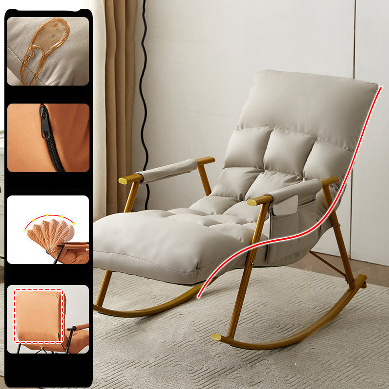 Contemporary Style Sofa Rocking Chair Indoor Single Rocking Chair for Living Room
