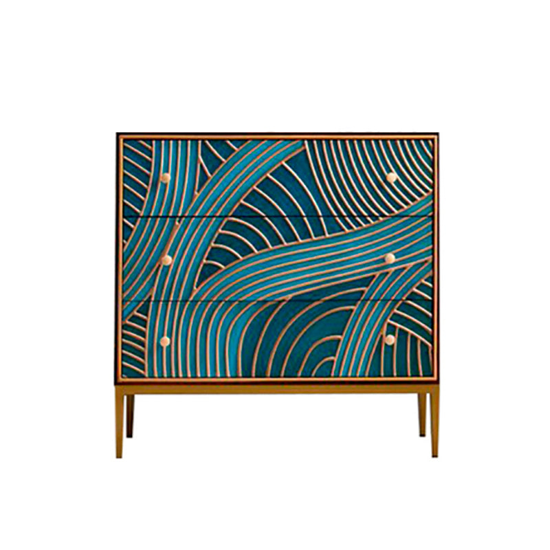 15.6-inch W Solid Wood Storage Chest Classic Glam Storage Chest Dresser