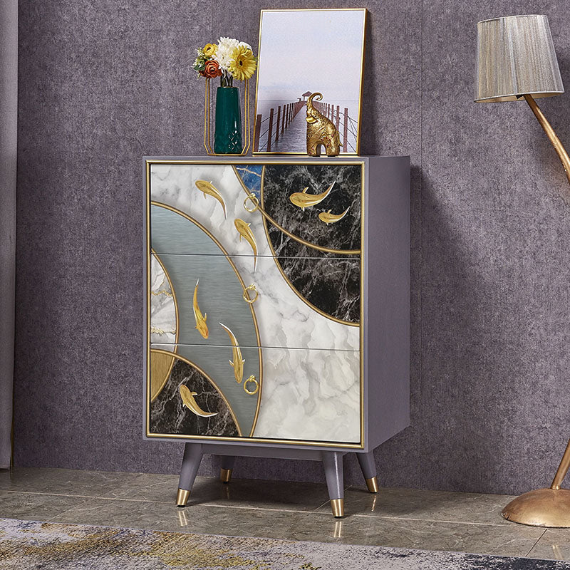 15.6-inch W Storage Chest Classic Glam Storage Chest Dresser